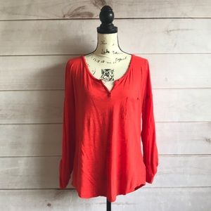 Express Classic Long Sleeve Pocket Tee